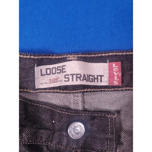 Levi's 569 Gray Denim Jeans Pants Men's Size 32 X 30 - Picture 3 of 16